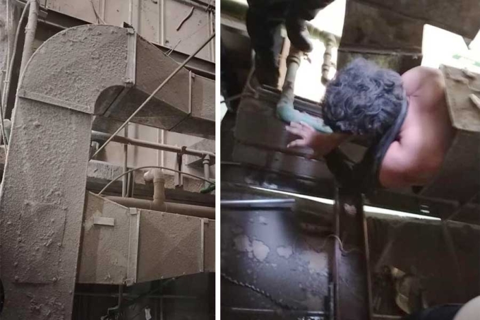 Elementos de seguridad pública municipal arribaron al lugar donde hicieron contacto con el gerente de la tienda