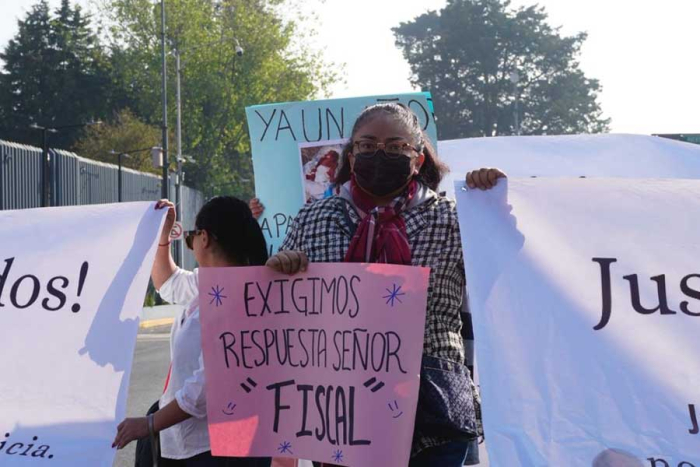 Las y los manifestantes señalaron que el juez ya autorizó un acuerdo reparatorio válido para todas las familias