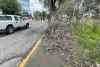 Banqueta invadida en Metepec