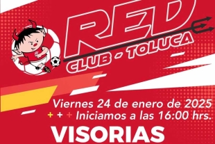 El Club Toluca invita a todos los jóvenes futbolistas