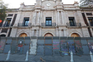 El despliegue de seguridad también alcanzó jardines y zonas públicas