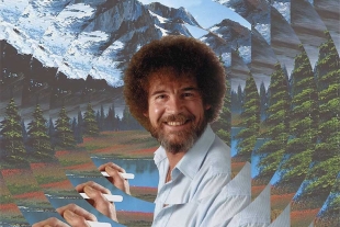 Un total de 30 pinturas originales del artista Bob Ross serán subastadas