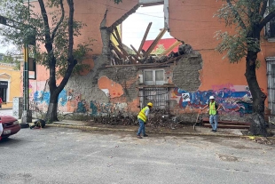 Dichos trabajos pretenden evitar que se siga viniendo abajo