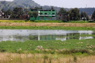 Por fin agua en Laguna de Ojuelos