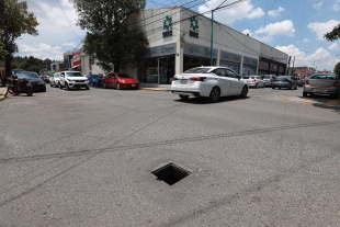 Registro sin tapa en Toluca