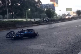 La zona fue acordonada de inmediato y se realizó el cierre temporal de los carriles centrales con dirección a la Ciudad de México.