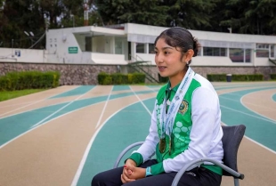 Atletismo, futuro prometedor para joven universitaria.