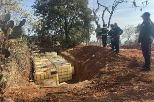 Los uniformados implementaron un recorrido estratégico en coordinación con personal de Petróleos Mexicanos (Pemex)