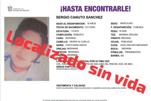 La última vez que se le vio al joven fue en la localidad de Dios Padre