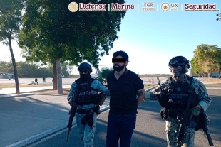 La detención de Juan Carlos Félix Gastelum, alias “El Chavo Félix”, se llevó a cabo la tarde de este sábado a manos de la Guardia Nacional.