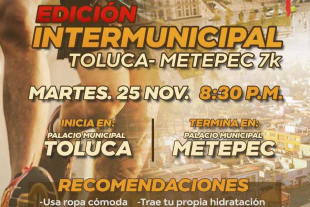 El evento culminará en un punto icónico del municipio alfarero: la Plaza Juárez de Metepec