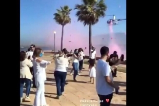 Arma fiesta hija de senador en plena contingencia