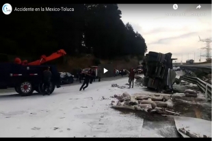 Accidente en la Mexico-Toluca