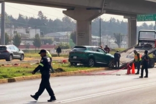 El accidente se registró a la altura del Centro Oncológico del ISSEMYM
