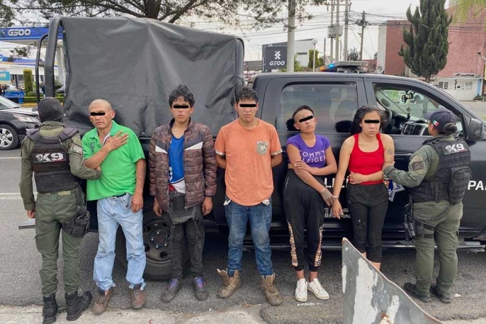 Detienen a sujetos que habrían secuestrado a una persona en Toluca