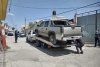 Abandonan camioneta tras persecución en Zinacantepec; conductores huyen a pie