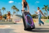 Sé la sensación con la nueva bocina de Samsung que parece una maleta con ruedas