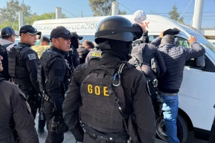 Los policías de Toluca, con el apoyo de agentes de los tres municipios, implementaron un operativo que resultó en la detención de cuatro hombres y una mujer