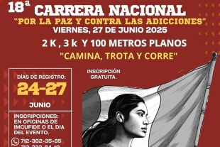 Las inscripciones serán completamente gratuitas y estarán abiertas hasta el día del evento, el 27 de junio en las oficinas del IMCUFIDE El Oro
