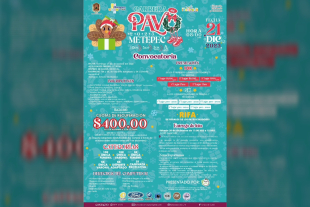 Cartel con fechas, categorías y costos de la tradicional Carrera del Pavo.