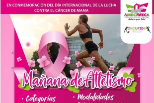 A las 9:00 AM con un cuadrangular de cachibol femenil en las canchas Fray Martín de Valencia. 