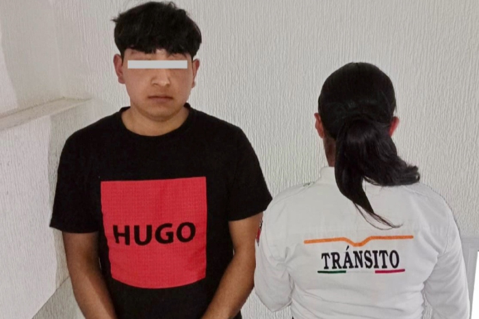 Agentes de Sustentabilidad Vial aseguraron una Italika FT150FTS gris, conducida por Benito “N”