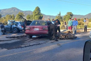 Ambas unidades quedaron al resguardo de las autoridades 