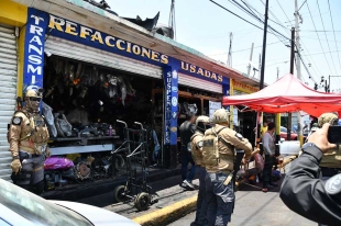 En la capital del país se realizaron 30 cateos en inmuebles identificados como lotes de autos, talleres mecánicos, refaccionarias y deshuesaderos
