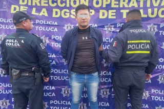 Detienen en Toluca a colombiano por extorsión ligada a préstamos “gota a gota”