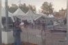 Cae escenario en explanada de la Gustavo A. Madero