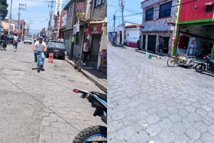 Durante el operativo, se exhortó a los comerciantes a no volver a invadir banquetas ni calles 