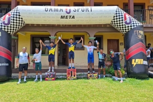 El podio estelar estuvo dominado por el equipo Balbanera Cycling Team