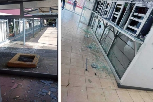 Vandalizan instalaciones de SEIEM en Santa Cruz Azcapotzaltongo, Toluca