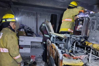 Controlan incendio de vivienda en Amomolulco, Lerma