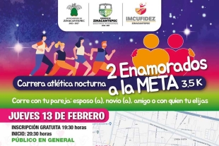 El Ayuntamiento de Zinacantepec invita a la comunidad a ser parte de esta celebración deportiva