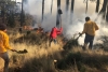 Labora GEM en combate de incendio en las inmediaciones del Nevado de Toluca, tras su reactivación