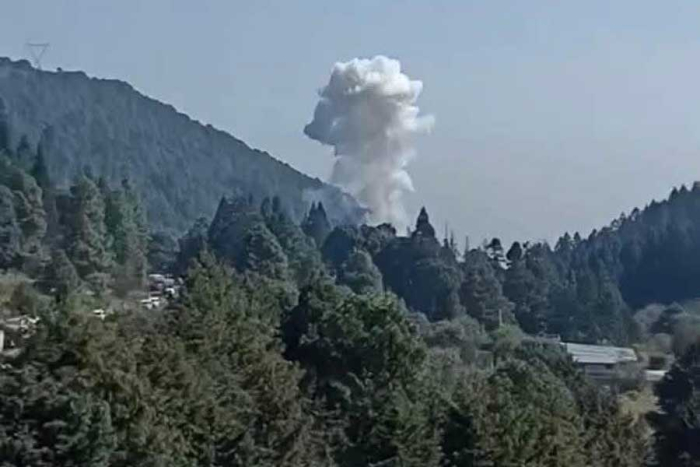 El Grupo Relámpagos realizó el traslado aéreo de dos víctimas al Hospital Adolfo López Mateos