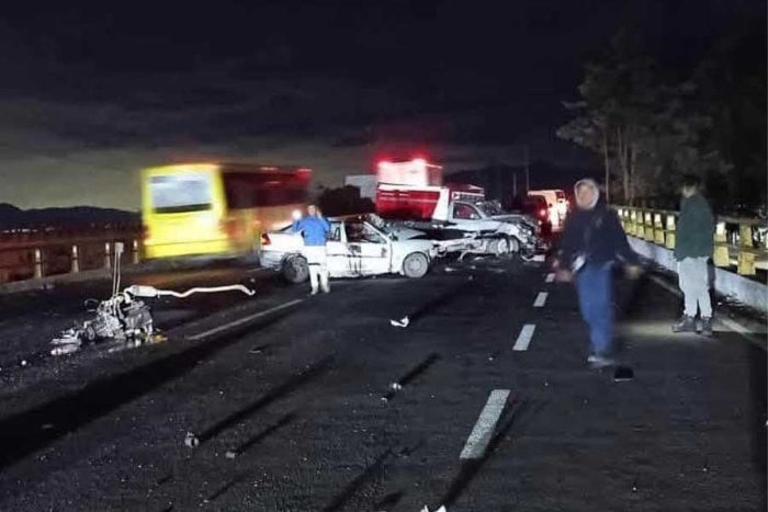 Muere hombre tras salir proyectado en choque sobre la México-Toluca