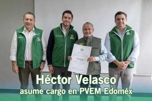 En diciembre pasado, Velasco Monroy adquirió la militancia ecologista