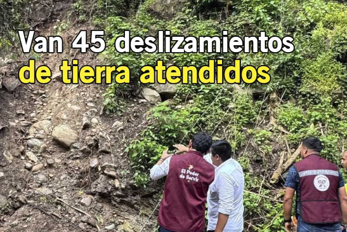 La Dirección de Protección Civil estatal detalló que su personal técnico y operativo acudió a todas las zonas afectadas
