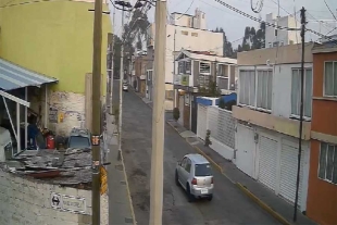 A través de video evidencian la inseguridad en calles de  la Col. Sánchez en Toluca