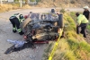 Fallece pareja en volcadura sobre autopista Toluca-Atlacomulco