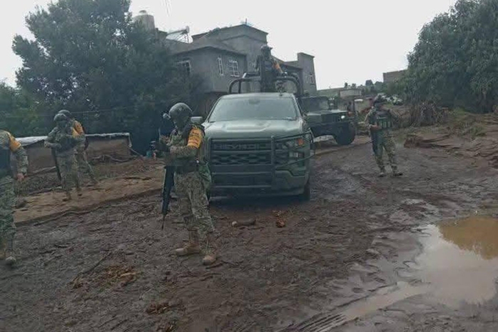 Elementos de Protección Civil municipal acudieron al lugar para brindar apoyo