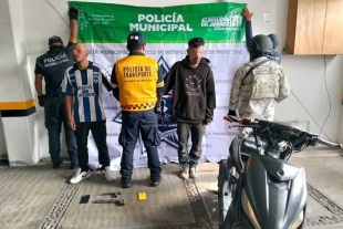 El despliegue policiaco estuvo a cargo de elementos de la Seguridad Pública Municipal