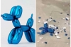 ¡Ups! Mujer rompe una escultura de 42 mil dólares de Jeff Koons