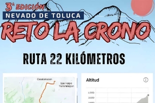 El Reto La Crono no solo es una competencia deportiva, sino que también promueve el turismo en la zona del Nevado de Toluca.