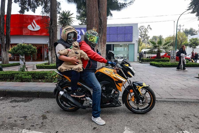 Oogie Boogie rueda en Toluca con bikers festivos