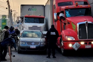 La zona quedó al resguardo de personal de seguridad 