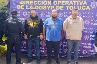 Cae trío colombiano por extorsión tipo “gota a gota” en Toluca