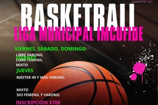 La Liga Municipal de Básquetbol arranca el 25 de enero. 